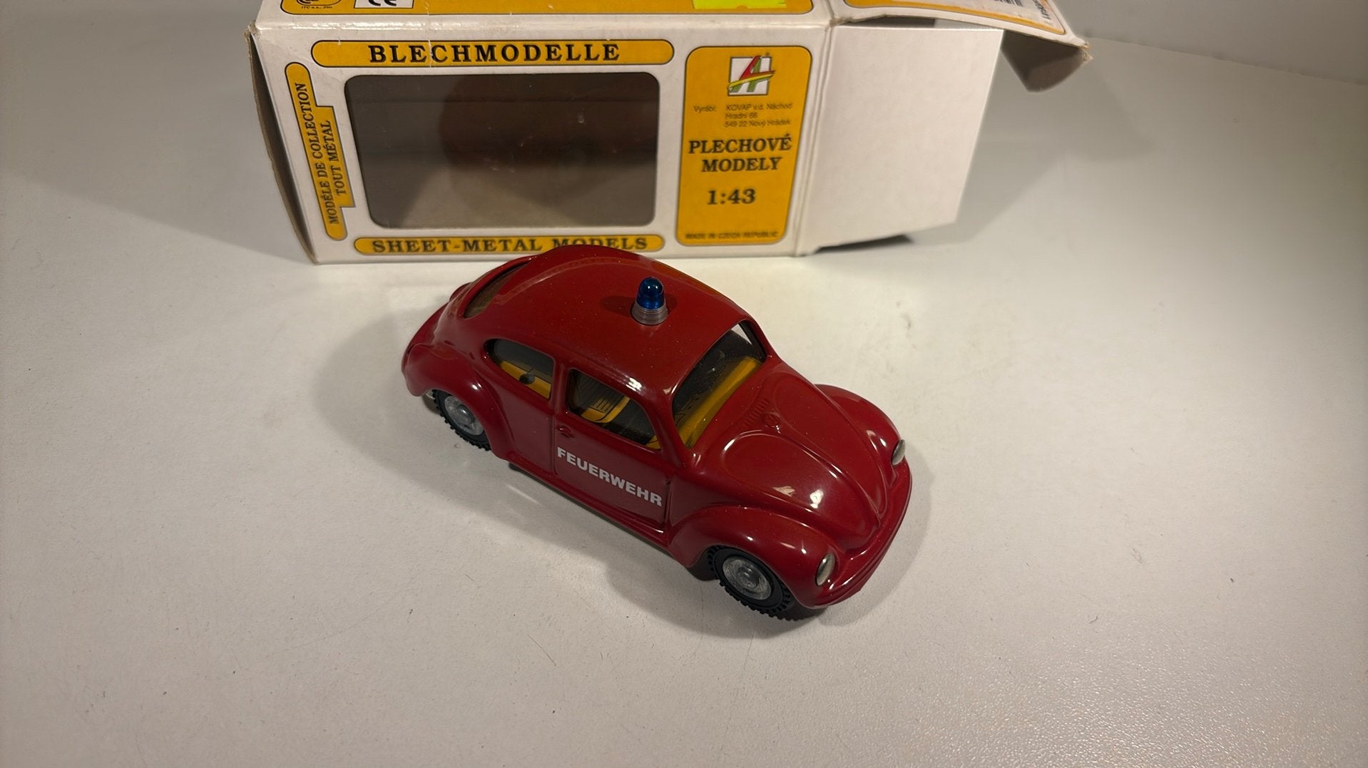 Volkswagen beetle feuerwehr kovap retro 1.43, Overige merken, Auto, Ophalen of Verzenden, A