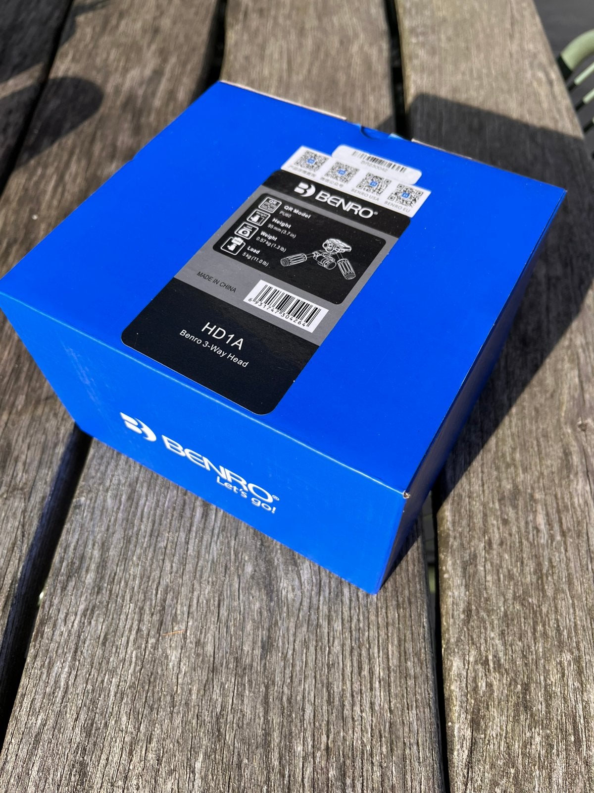 Benro 3-weg statiefkop HD1A nieuw, Benro, 3-assige stabilisatie, Nieuw, Ophalen of Verzenden