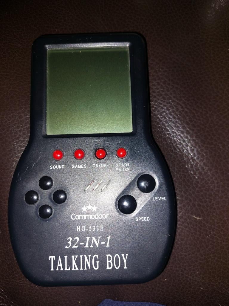 Commodoor Talking Boy 32-in-1 Handheld Game, Gebruikt, Overige genres, 1 speler, Ophalen of Verzenden