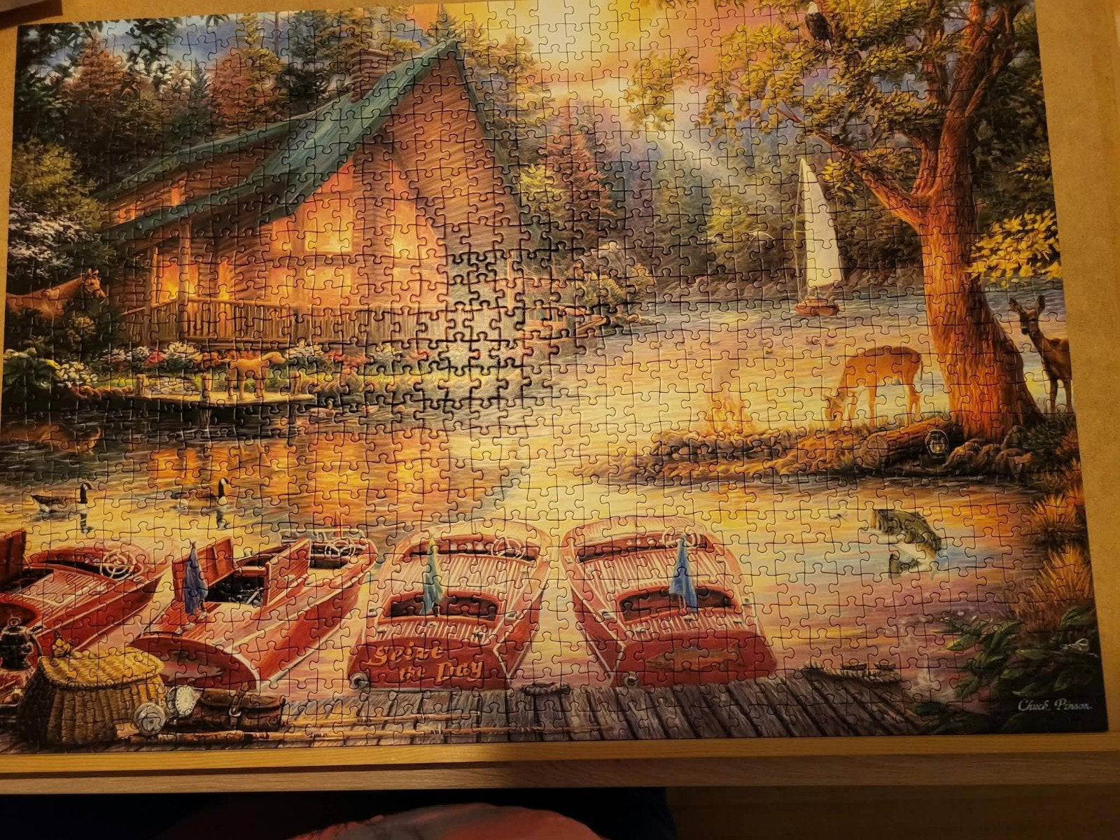 tkoop legpuzzel the chuck pinson, Ophalen, 500 t/m 1500 stukjes, Zo goed als nieuw, Legpuzzel