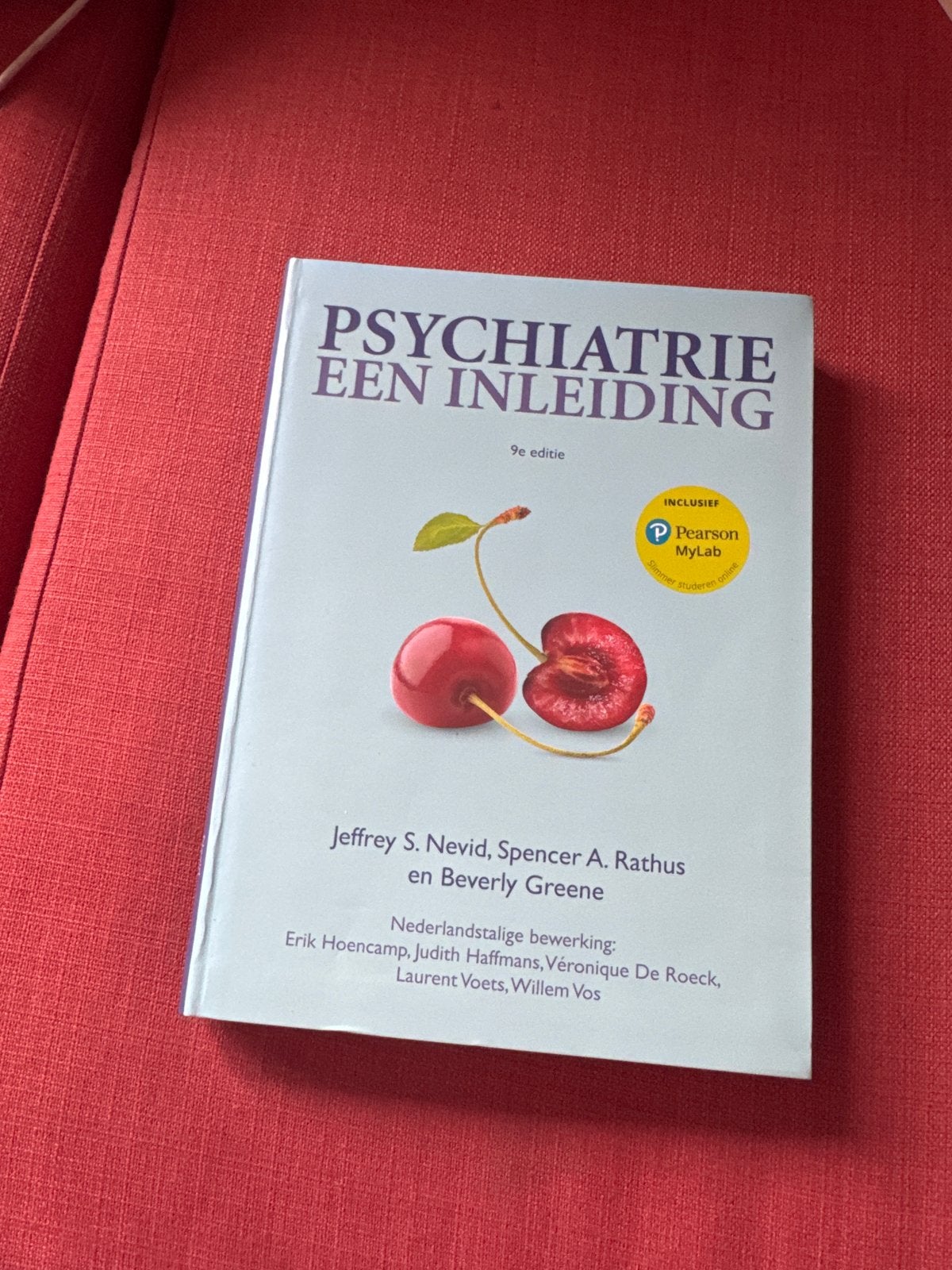 Psychiatrie: Een Inleiding - 9e editie (incl. MyLab), Ophalen of Verzenden, Gamma, Zo goed als nieuw, HBO