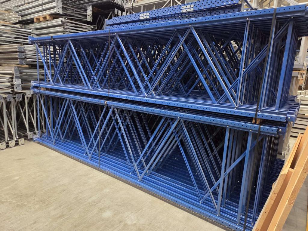 Duwic palletstelling stelling gebruikt, HMS Magazijninrichtingen BV, Gebruikt, Info@hmsmagazijninrichtingen.nl, Horsterweg 21 sevenum