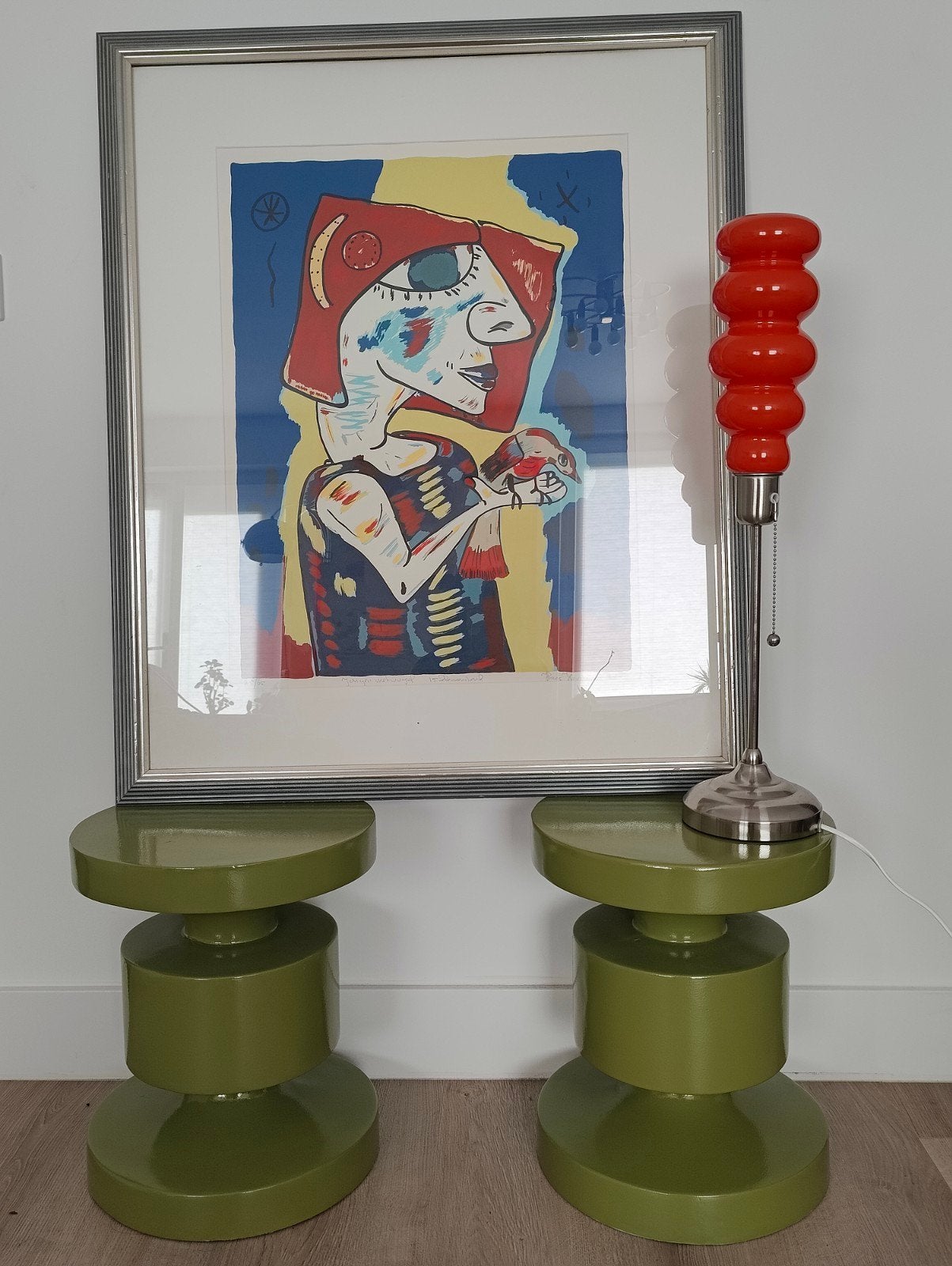 IKEA DIY Lamp - Tafellamp 65 cm hoog, Ophalen, Gebruikt