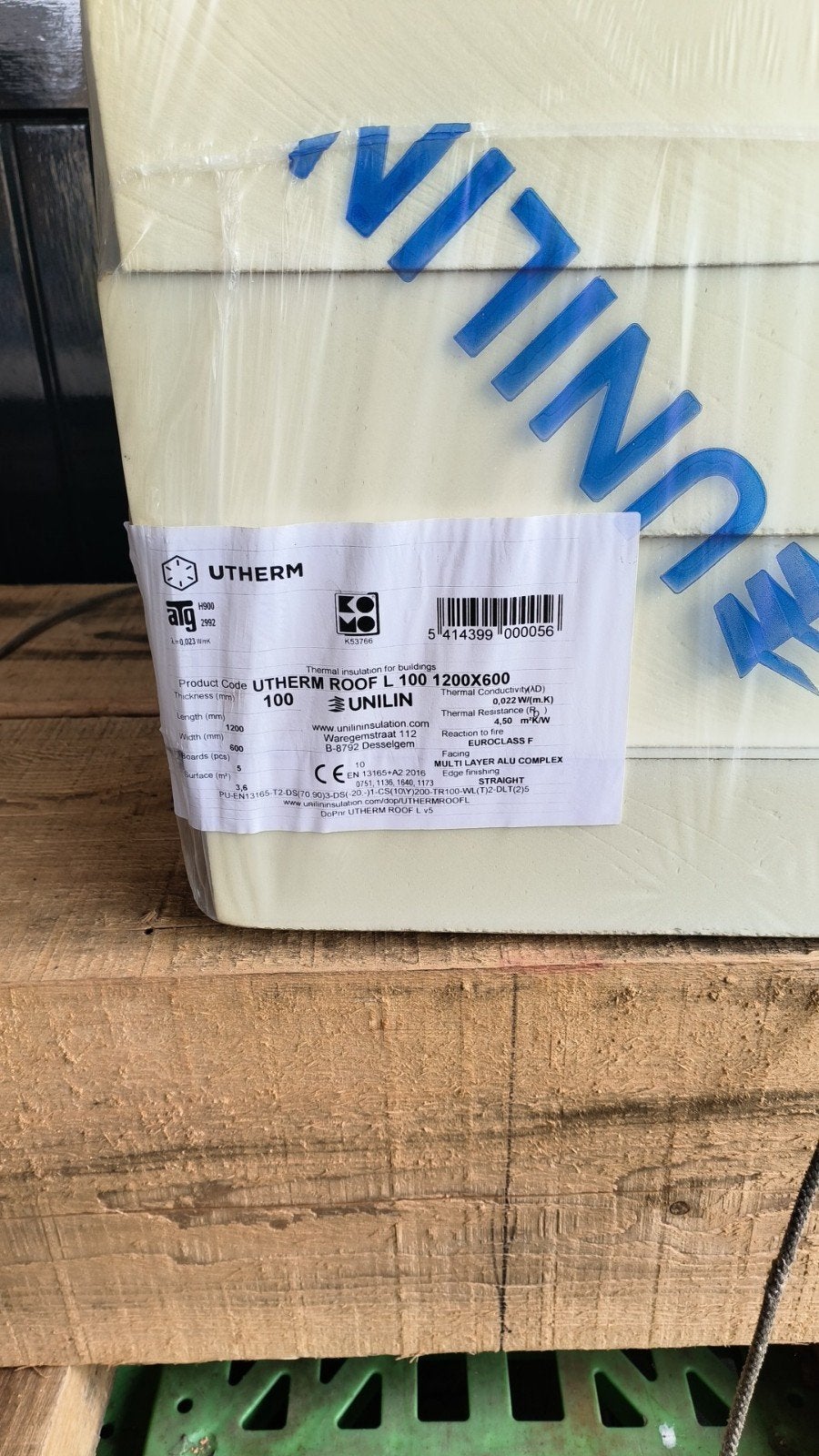 22 isolatie platen 100 mm dik en 7 platen van 70 mm dik, Ophalen, Nieuw, Hardschuim (Pir), 15 m² of meer