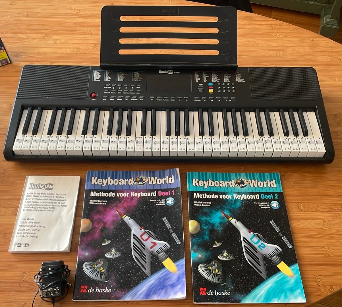 RockJam 561 Keyboard met 61 toetsen in orignele doos, Overige merken, Midi-aansluiting, Ophalen of Verzenden, 61 toetsen