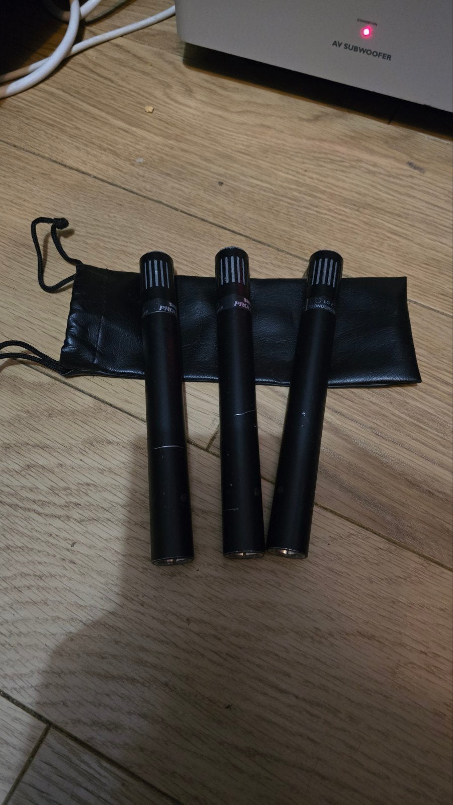 3x Shure Prologue 16L microfoons met etui, Ophalen of Verzenden, Gebruikt, Overige typen