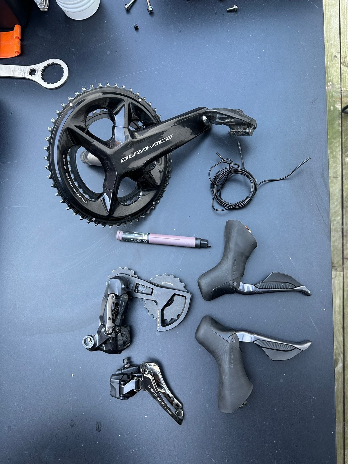 Shimano ultegra/dura ace 12 speed groepset 4iii powermeter, Ophalen, Zo goed als nieuw