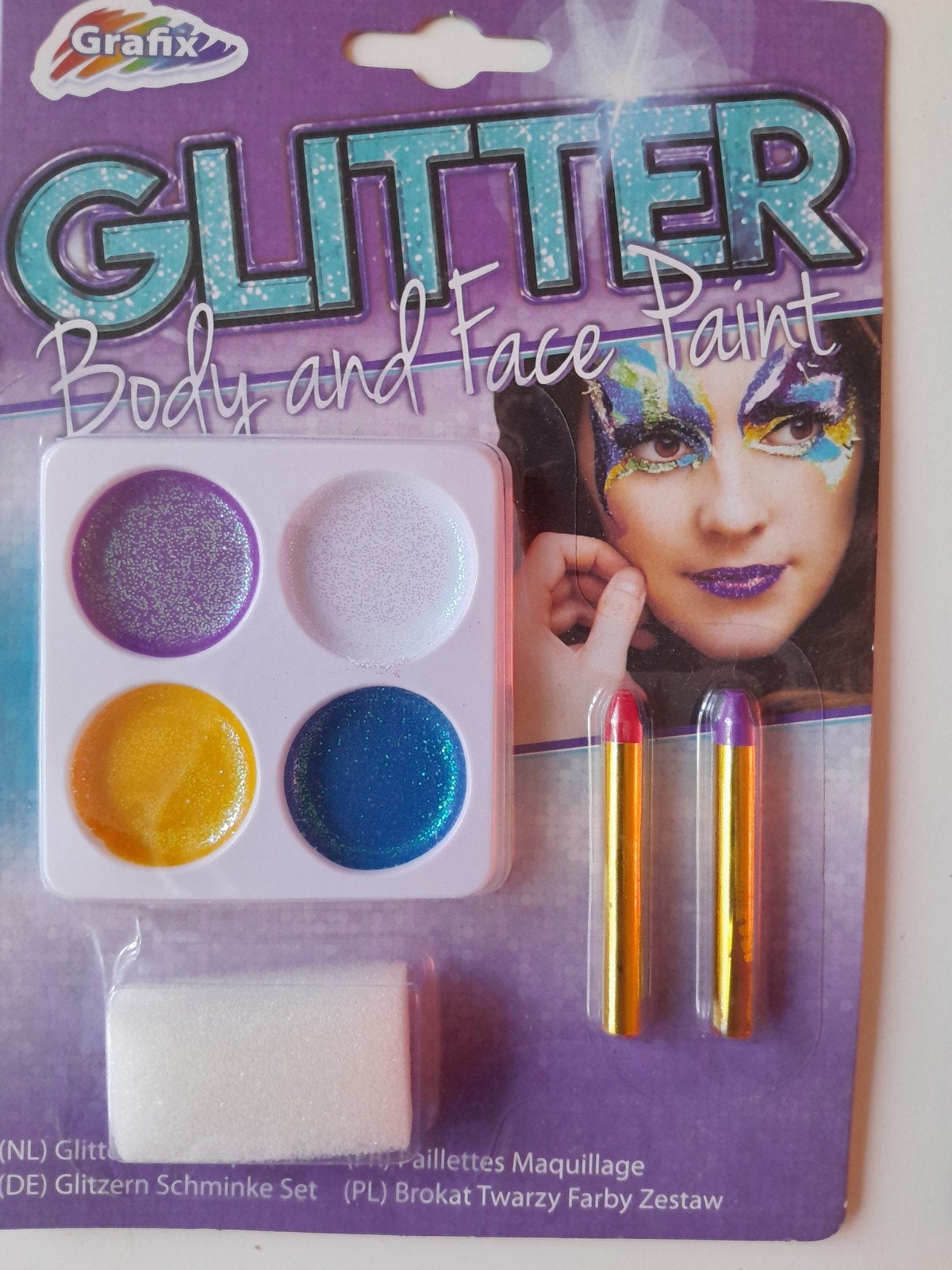 Glitter smink 2x, Ophalen, Nieuw