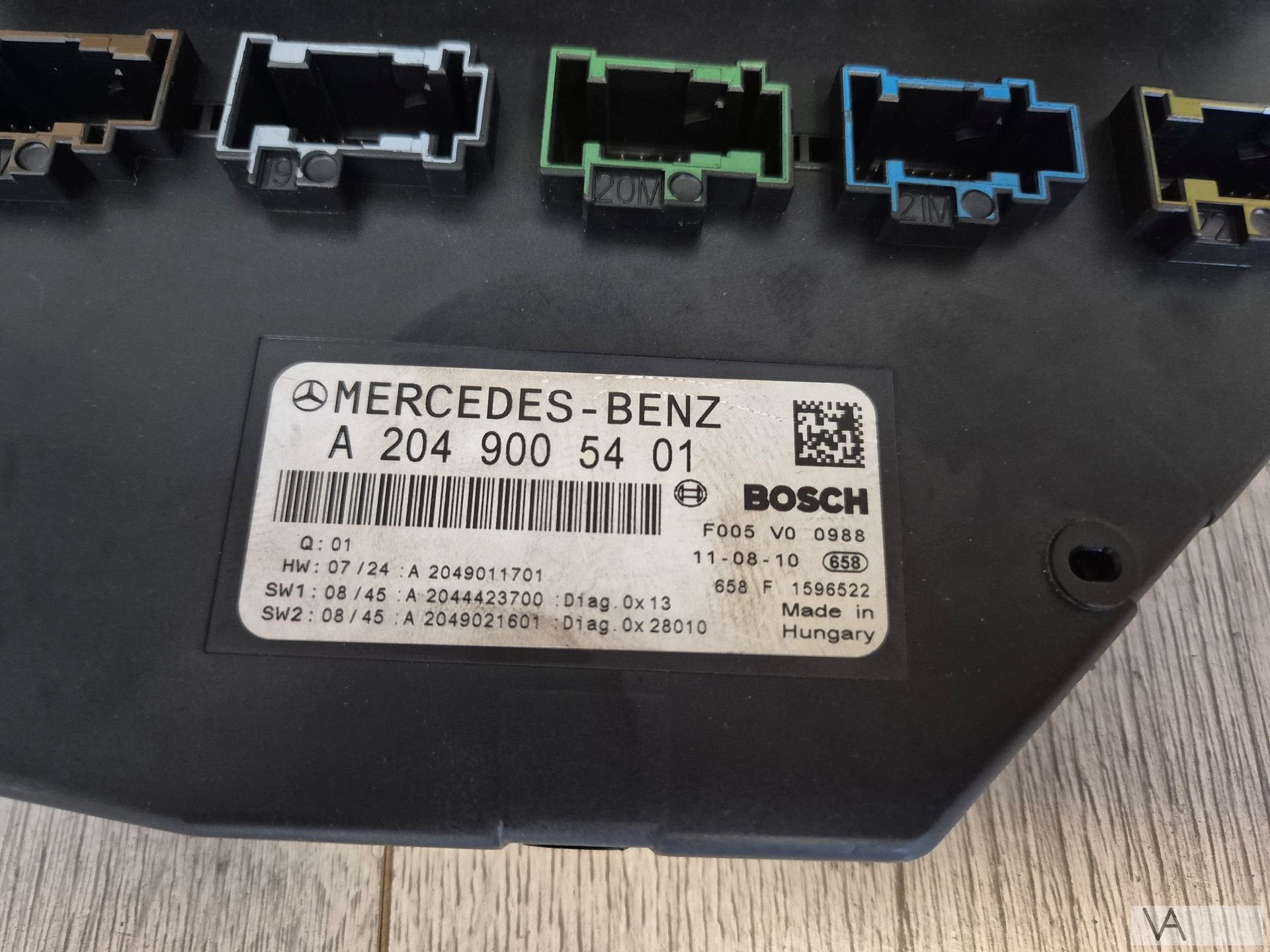Zekeringkast voor SAM Mercedes C klasse W204 a2049005401, Gebruikt, -, Ophalen of Verzenden, -