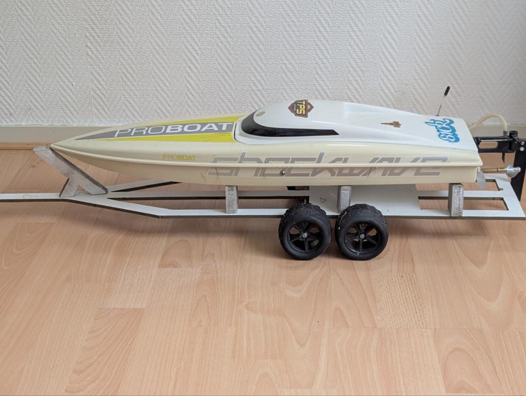 Shockwave Proboat RC 70cm compleet, Ophalen of Verzenden, Gebruikt