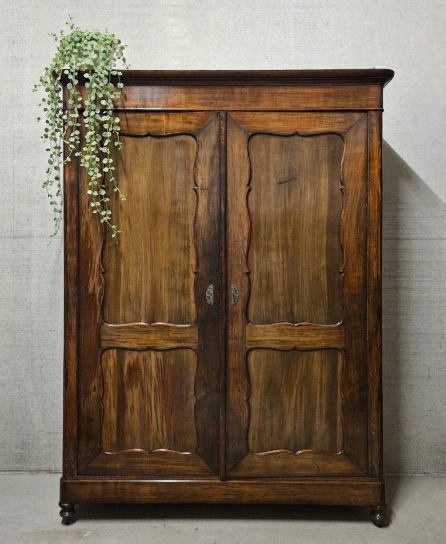 🌿Antieke XL Biedermeier meidenkast vintage kast demontabel, Antiek en Kunst, Curiosa en Brocante, Ophalen of Verzenden