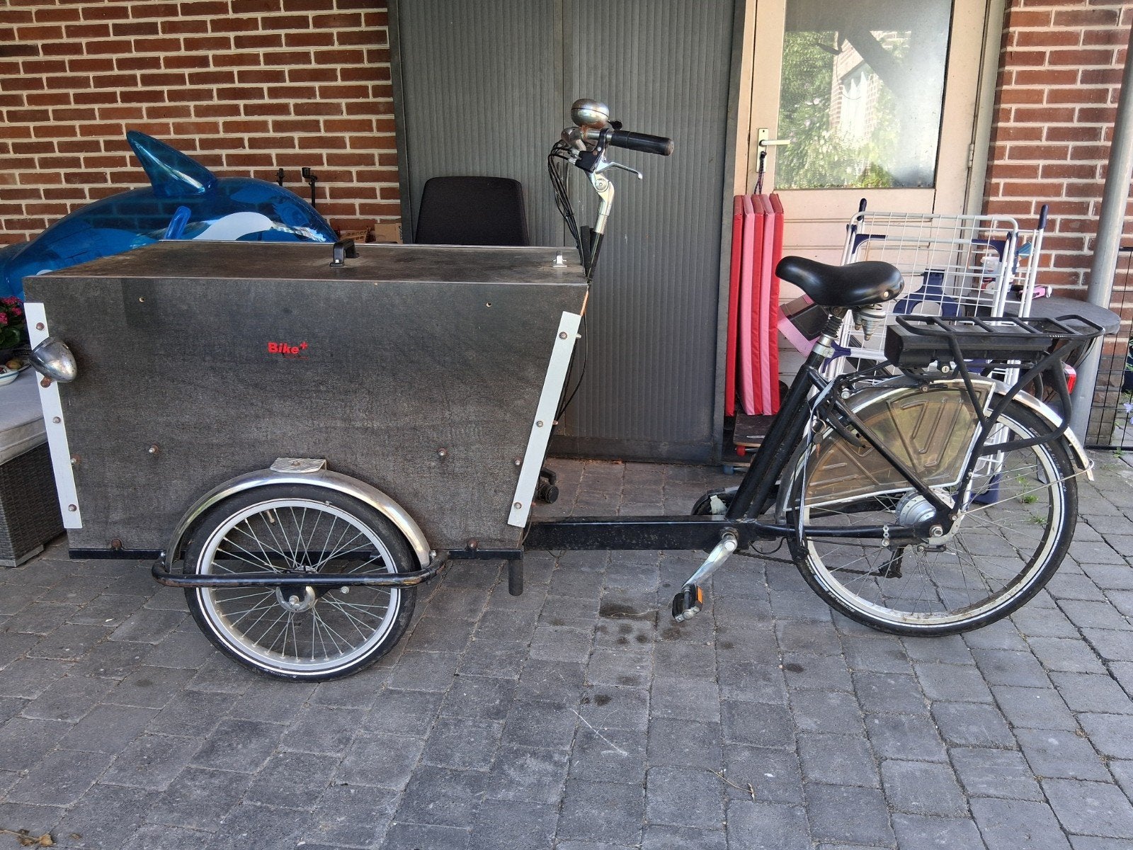 Babboo Big E-bakfiets met 7 versnellingen en nieuwe accu, Fietsen en Brommers, Ophalen