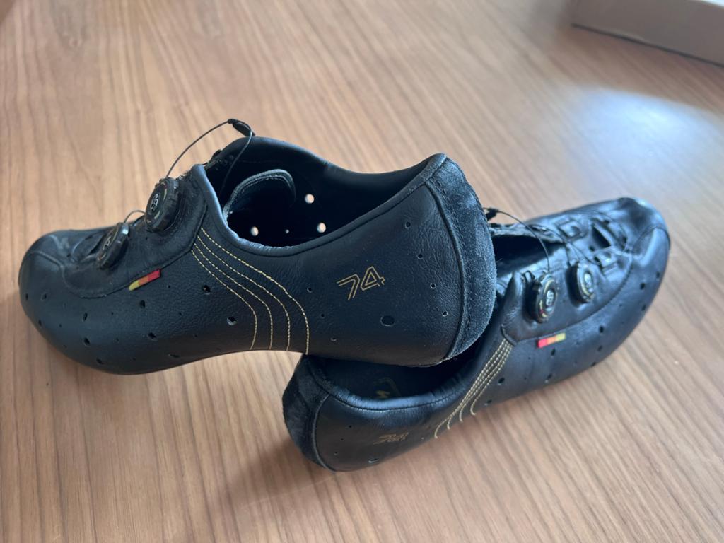 Sworks Rd '74 Retro Racefiets Schoenen Kangoeroe Leer Maat 4, Fietsen en Brommers, Fietsaccessoires | Fietskleding, Gebruikt, Heren