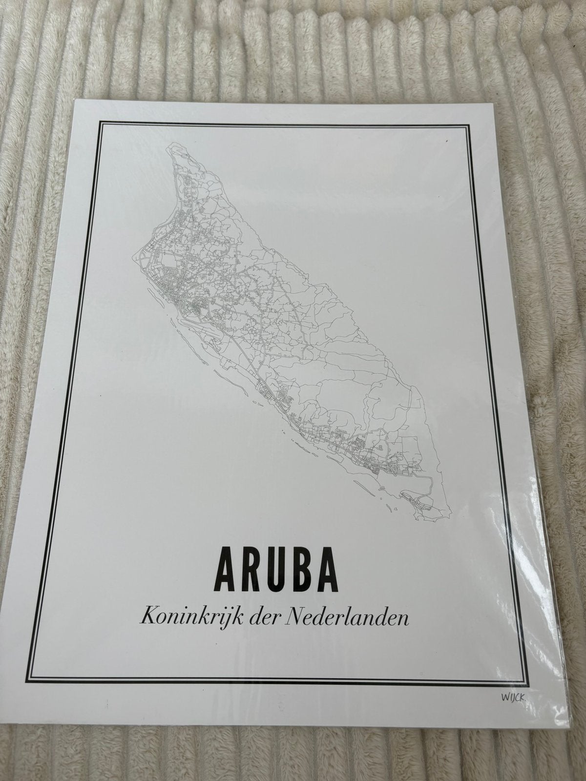 Wijck Aruba, Verzenden, Nieuw, Minder dan 50 cm, Foto of Poster