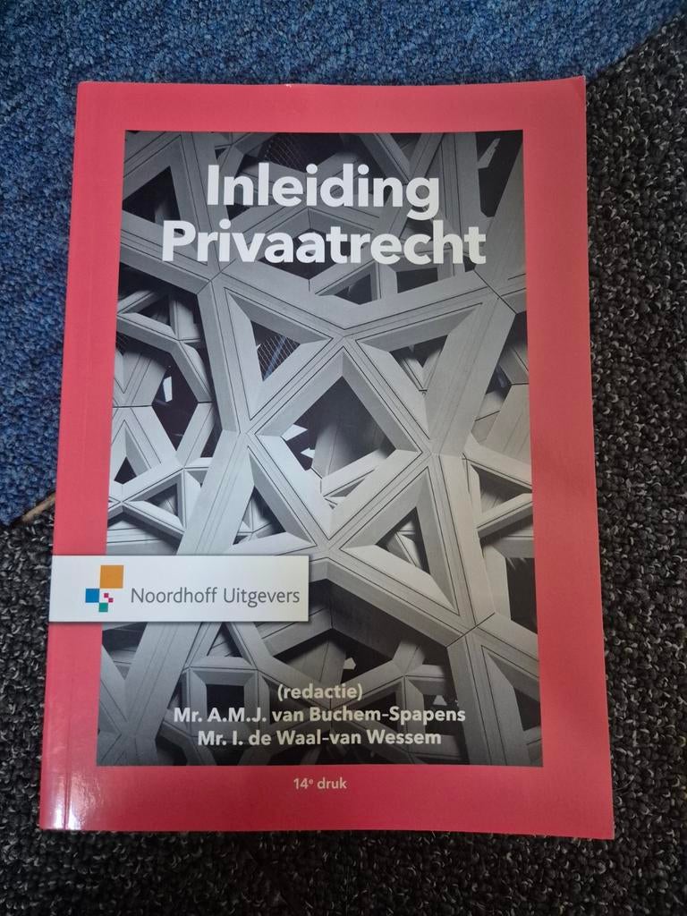 GRATIS Inleiding Privaatrecht 14e druk, Ophalen, HBO