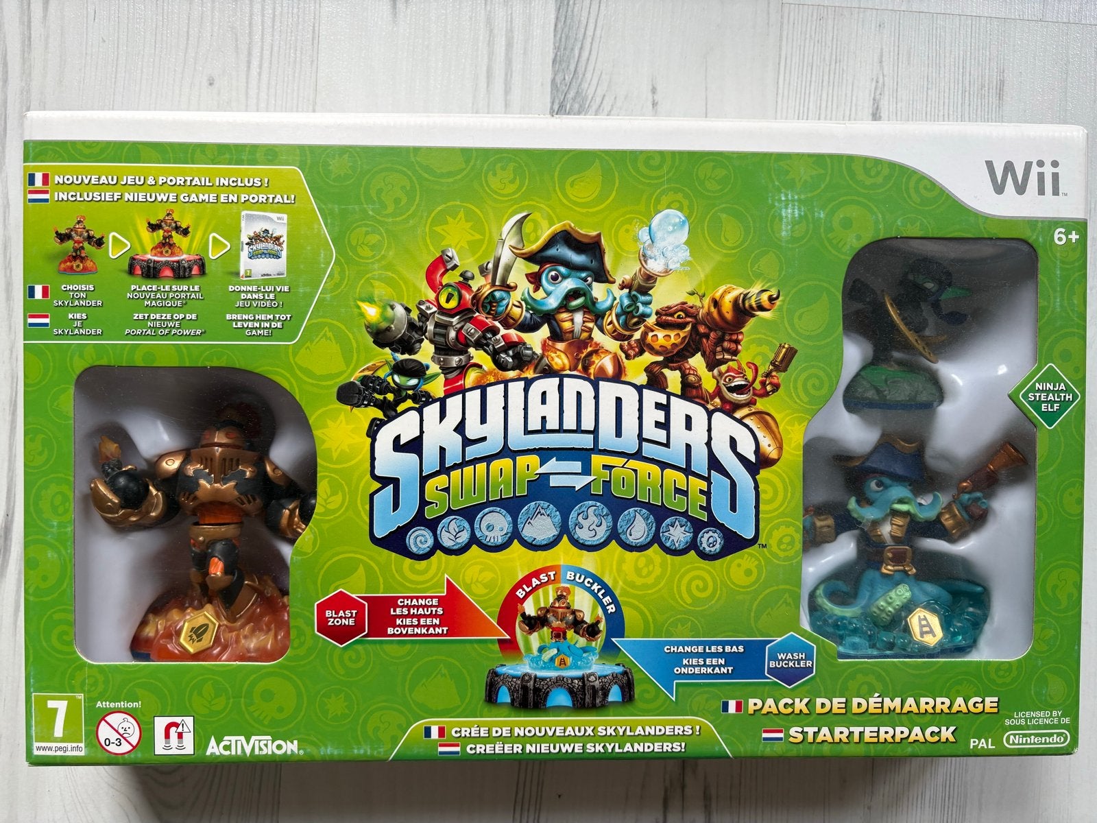 Skylanders Swap Force Starter Pack Wii - compleet in doos, Spelcomputers en Games, Ophalen of Verzenden, Zo goed als nieuw, Zonder controller