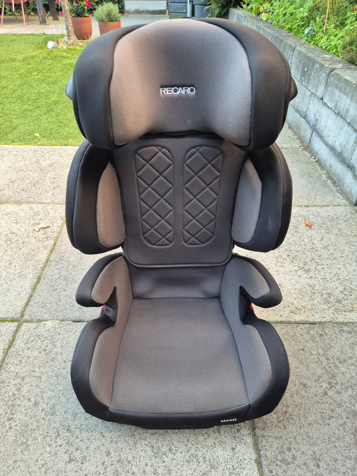 Recaro autostoel met Isofix - Zwart/Grijs, Overige merken, Autogordel of Isofix, Gebruikt, Verstelbare rugleuning