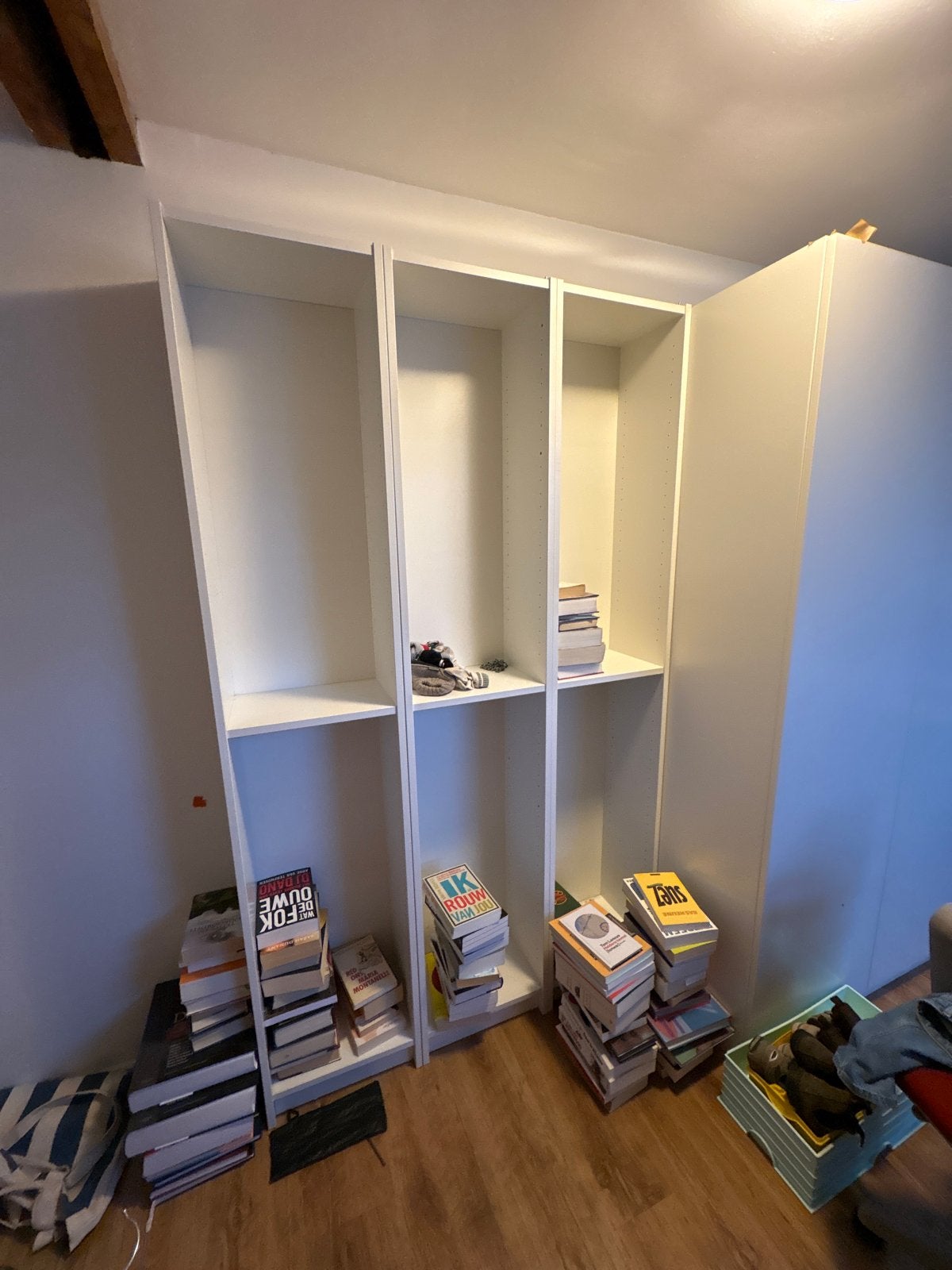IKEA Billy boekenkast 3x compleet met verhoging, Huis en Inrichting, Ophalen, Met plank(en), Gebruikt, 100 tot 150 cm