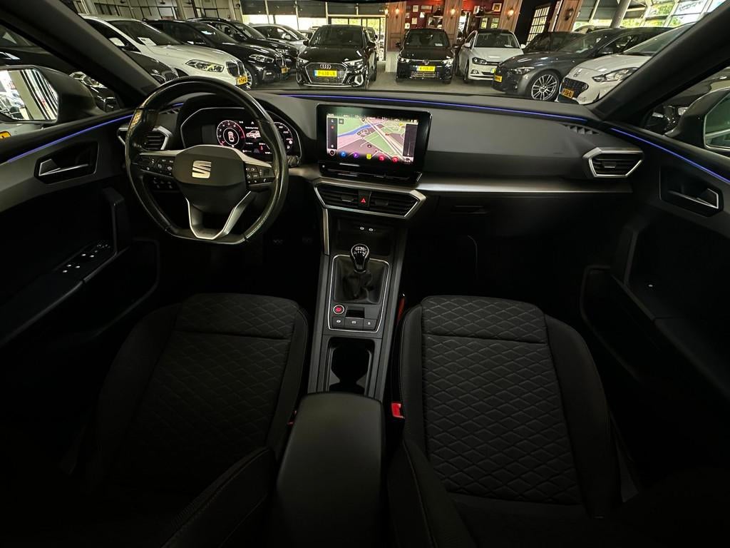 Seat Leon Sportstourer 1.5 TSI FR Business Intense/SFEERVERL, Stof, Euro 6, Leon, Zwart