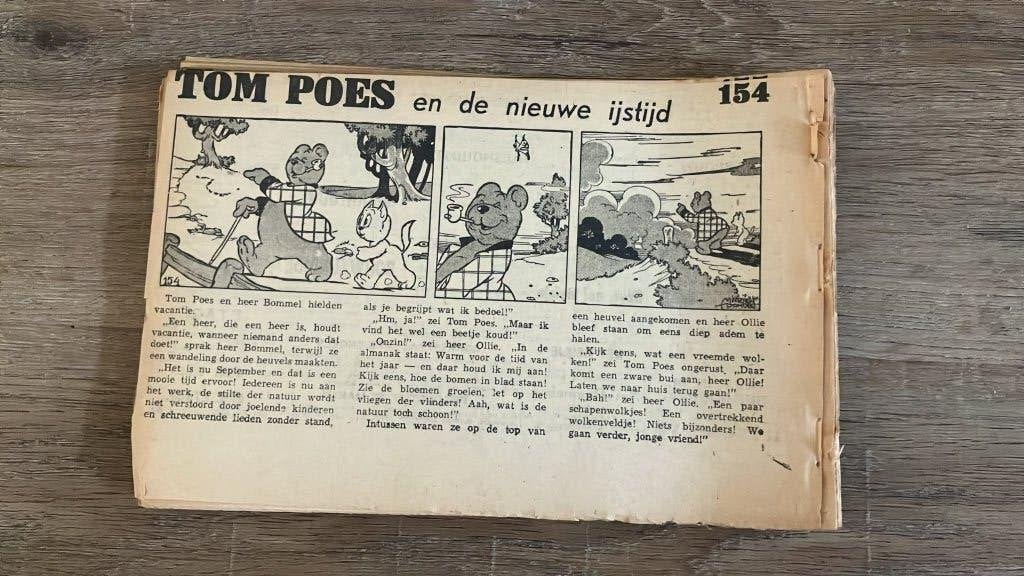 Tom poes krantenverhaal 1947 NRC, Eén stripboek, Ophalen of Verzenden, Gelezen