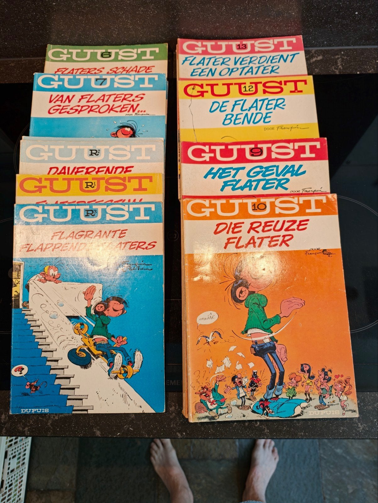 Grote collectie stripboeken: Flater, Hein, Kuifje, Joop klep, Boeken, Stripboeken, Ophalen