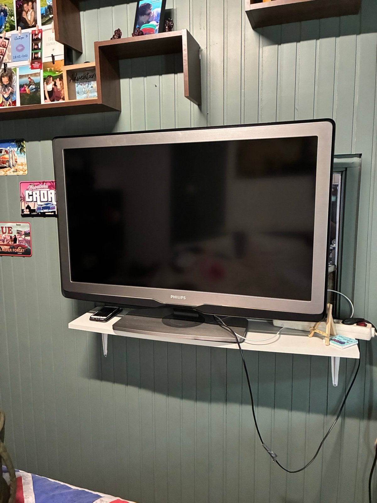 Philips TV met Ambilight en afstandsbediening, Ophalen, Gebruikt, 80 tot 100 cm, Philips