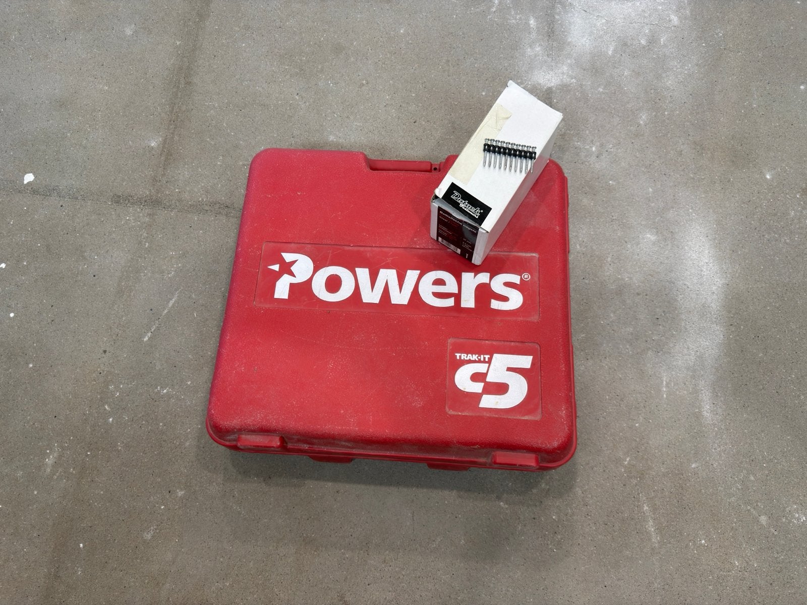 Powers Trak-It C5 tacker met accessoires, Ophalen, Gebruikt, Tacker/nietmachine, Overige merken