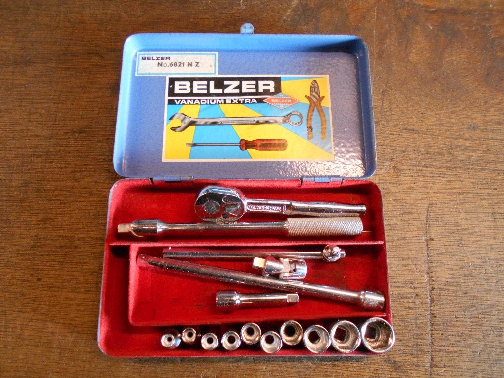 Belzer 1/4" Doppendoosje, AF-maten, Ophalen of Verzenden, Gebruikt
