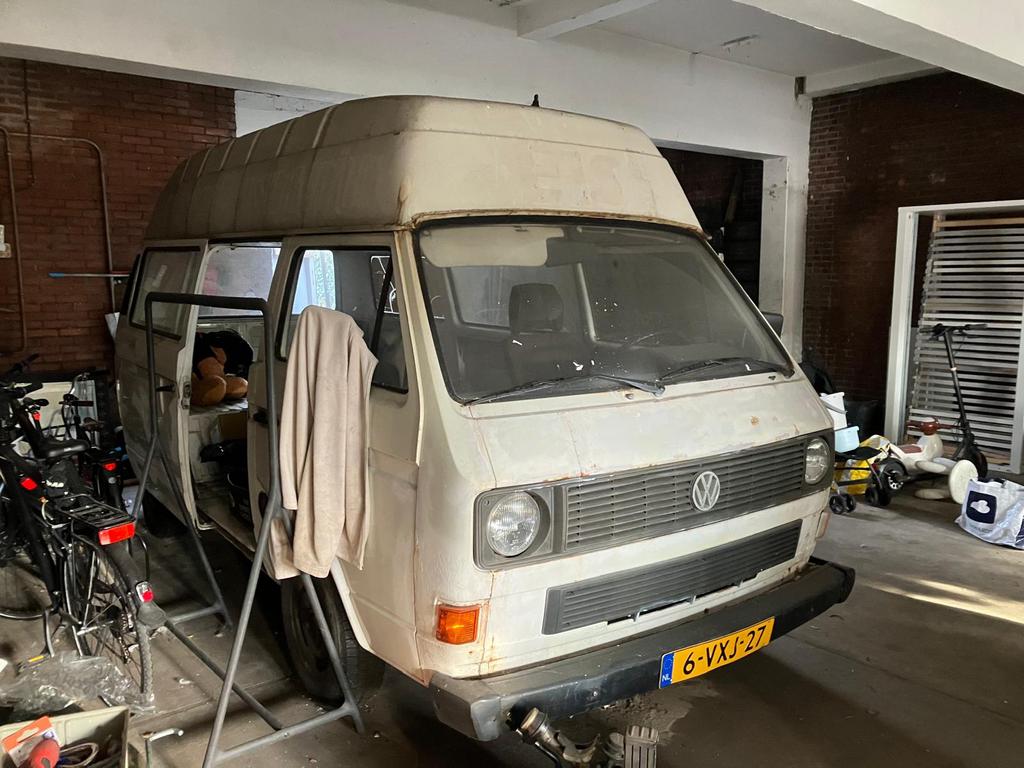 Volkswagen T3 Hochraumkombi Project 1.6 D 1983 Loopt Goed, Ophalen of Verzenden, Zo goed als nieuw, Tot en met 4