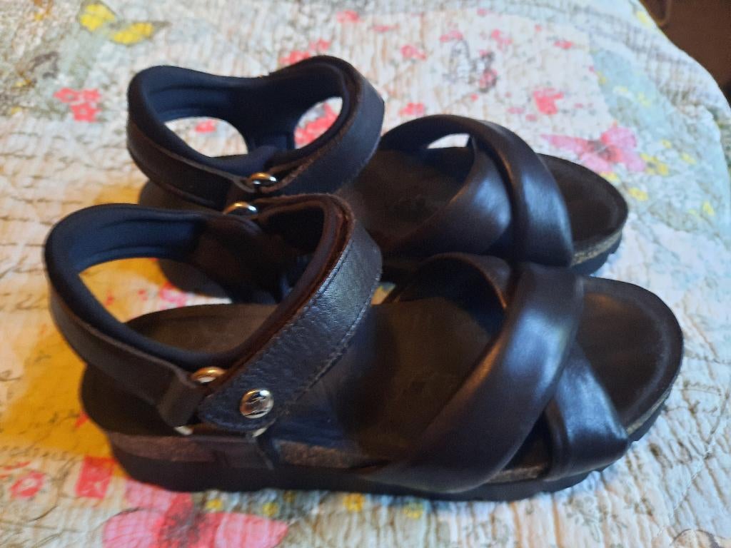 Panama Jack sandaal maat 38, Ophalen, Zwart, Sandalen of Muiltjes, Zo goed als nieuw