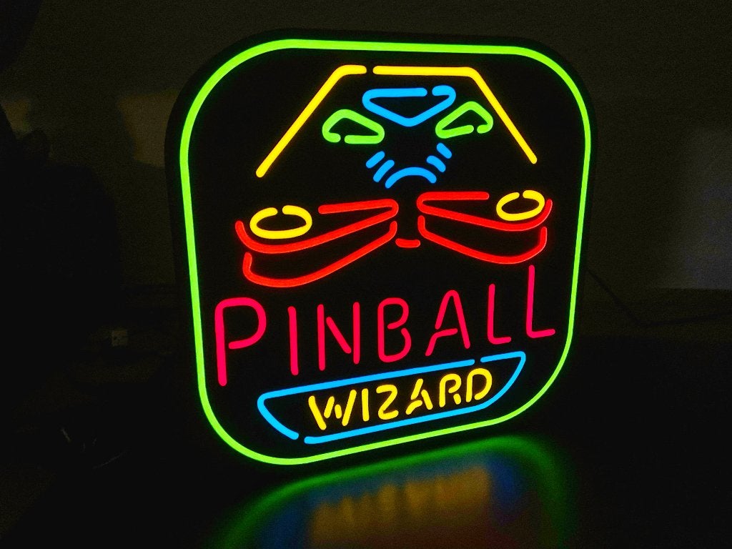 Pinball wizard lamp, Ophalen of Verzenden, Nieuw, Lichtbak of (neon) lamp