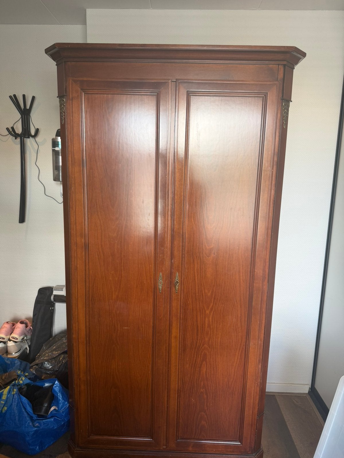 Linnenkast vintage, Ophalen, Met deur(en), Gebruikt, 100 tot 150 cm