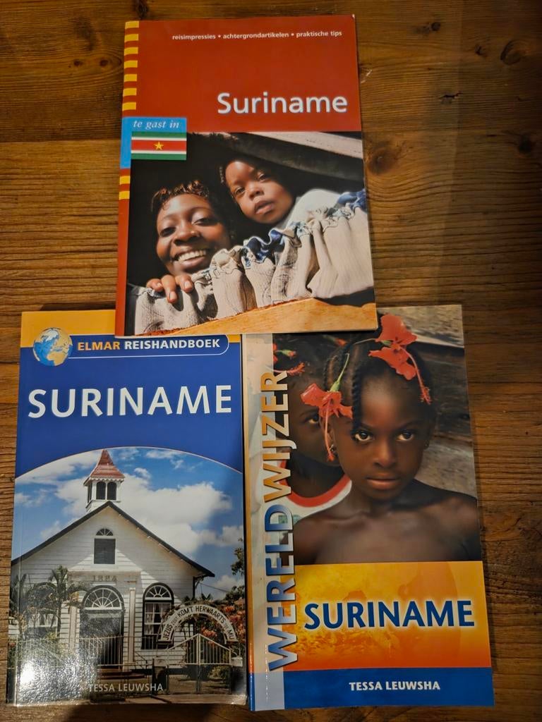 Alles voor je reis naar Suriname! (3-delig boekenpakket), Tessa Leeuwsha, Ophalen of Verzenden, Zuid-Amerika, Reisgids of -boek