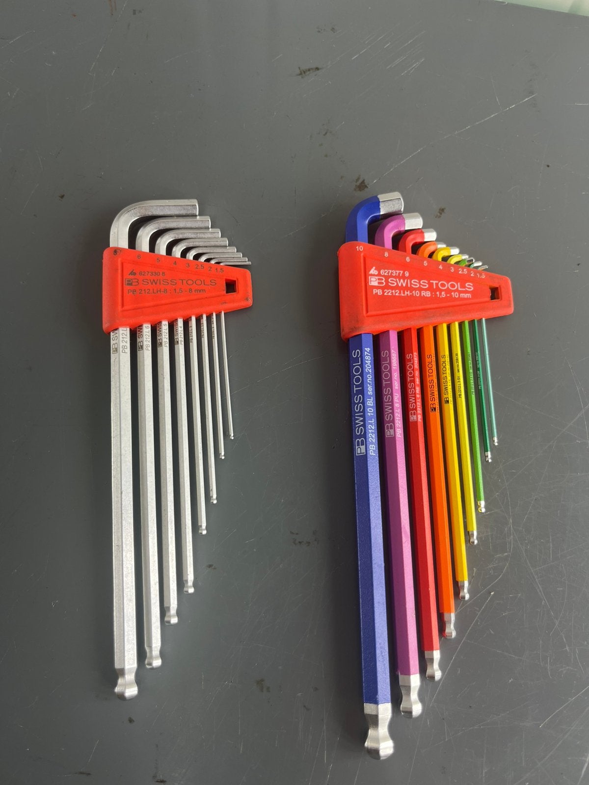 2x PB Swiss Tools inbussleutelset kogelkop 1,5–10 mm, Ophalen of Verzenden, Zo goed als nieuw