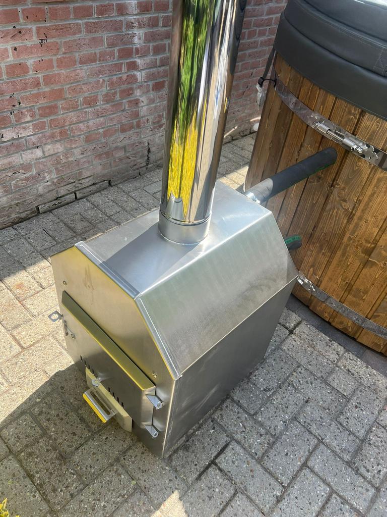 NIEUWE RVS hottub - zwembad kachel - compleet