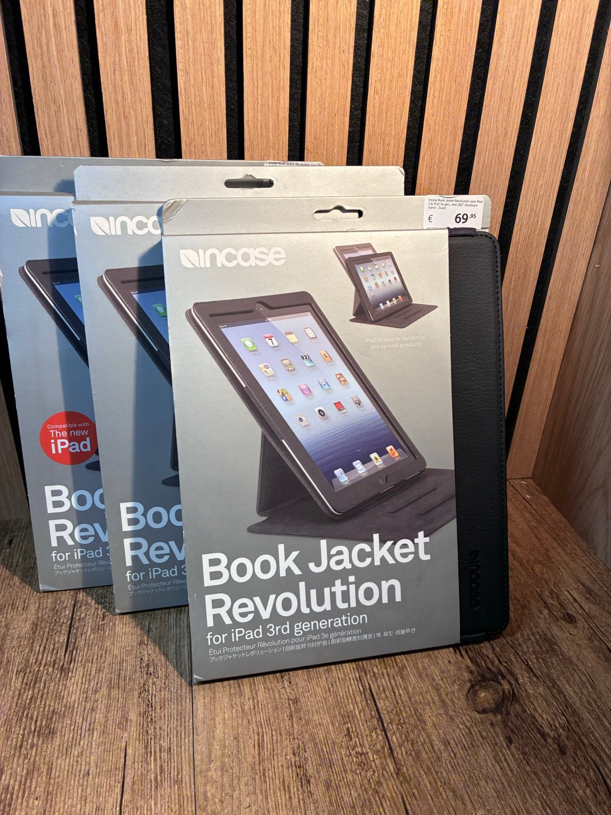 Incase Book Jacket Revolution voor iPad 3e generatie, Computers en Software, Ophalen of Verzenden, Nieuw, Zwart, Apple iPad