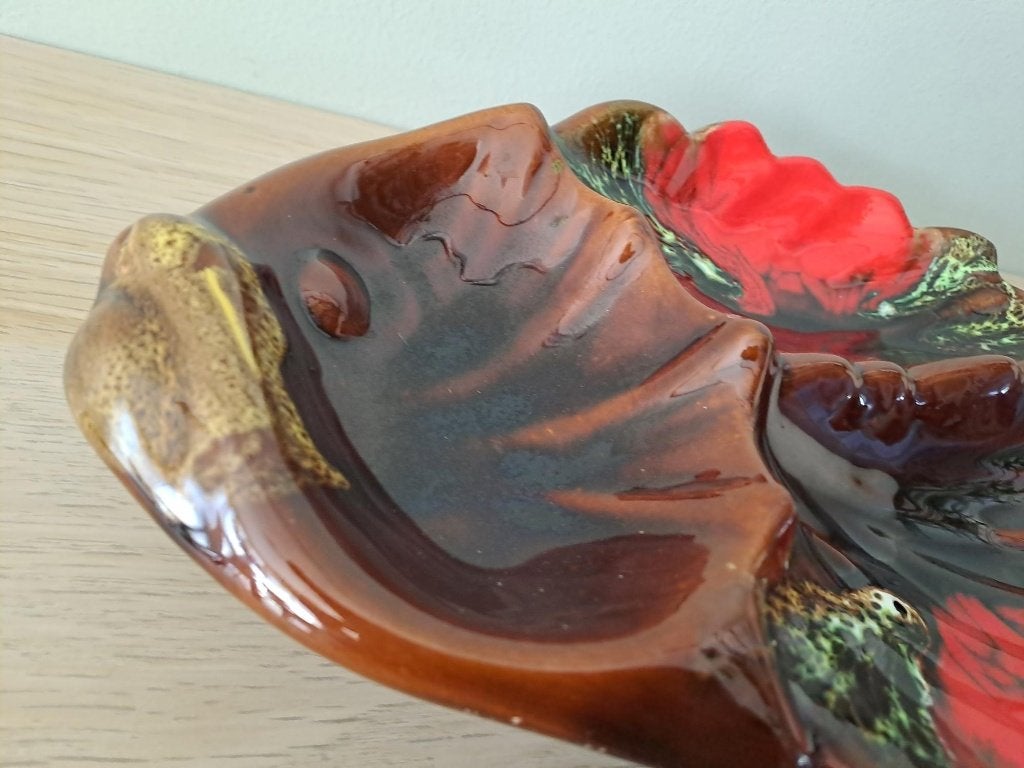Vintage Vallauris schaal Frankrijk 36 cm, Antiek en Kunst, Ophalen of Verzenden