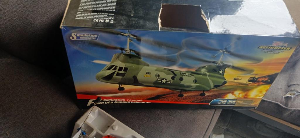 Chinook Helikopter, Elektro, Gebruikt, RTF (Ready to Fly), Helikopter