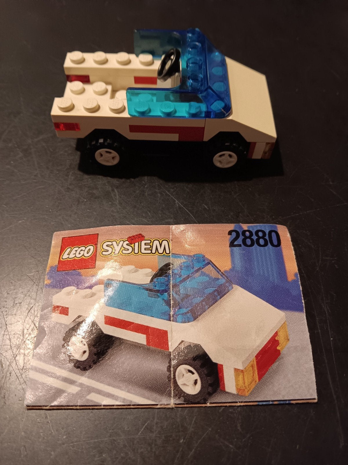 Lego System 2880 Pick-up Truck met instructieboekje, Ophalen of Verzenden, Gebruikt, Overige merken