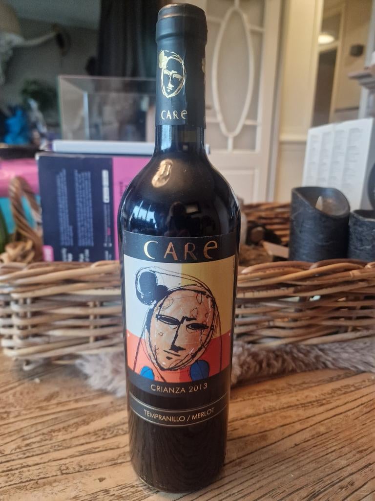 Care Crianza 2013 Tempranillo / Merlot - Aparte Spaanse Wijn, Spanje, Nieuw, Ophalen of Verzenden, Rode wijn