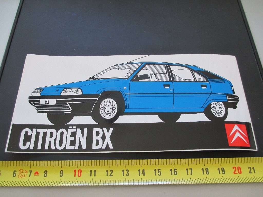 sticker Citroën BX  *, Ophalen, Zo goed als nieuw