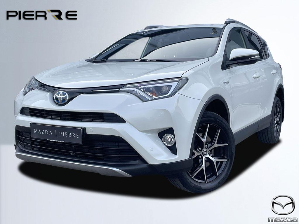 Toyota RAV4 2.5 Hybrid AWD AUTOMAAT Style NAVI | CLIMATE CON, Automaat, 12 maanden, Gebruikt, Wit