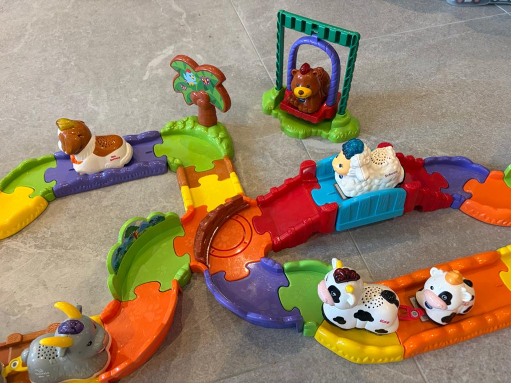VTech Toet Toet Dieren boerderij met 7 dieren en tractor, Ophalen, Gebruikt, Overige typen, Met geluid