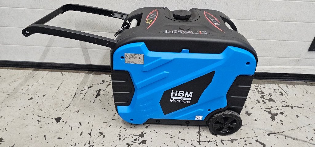 HBM 4200 Watt - 230V Inverter - Generator - Aggregaat 223 cc, Ophalen of Verzenden, Zo goed als nieuw, Minder dan 5 kVA, Elektrisch startend