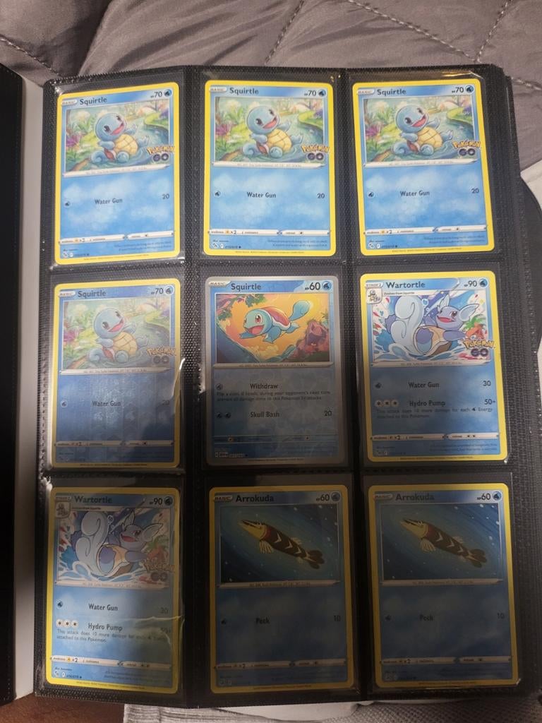 Pokémon kaarten collectie - Squirtle, Slowpoke, Magikarp, Ophalen of Verzenden