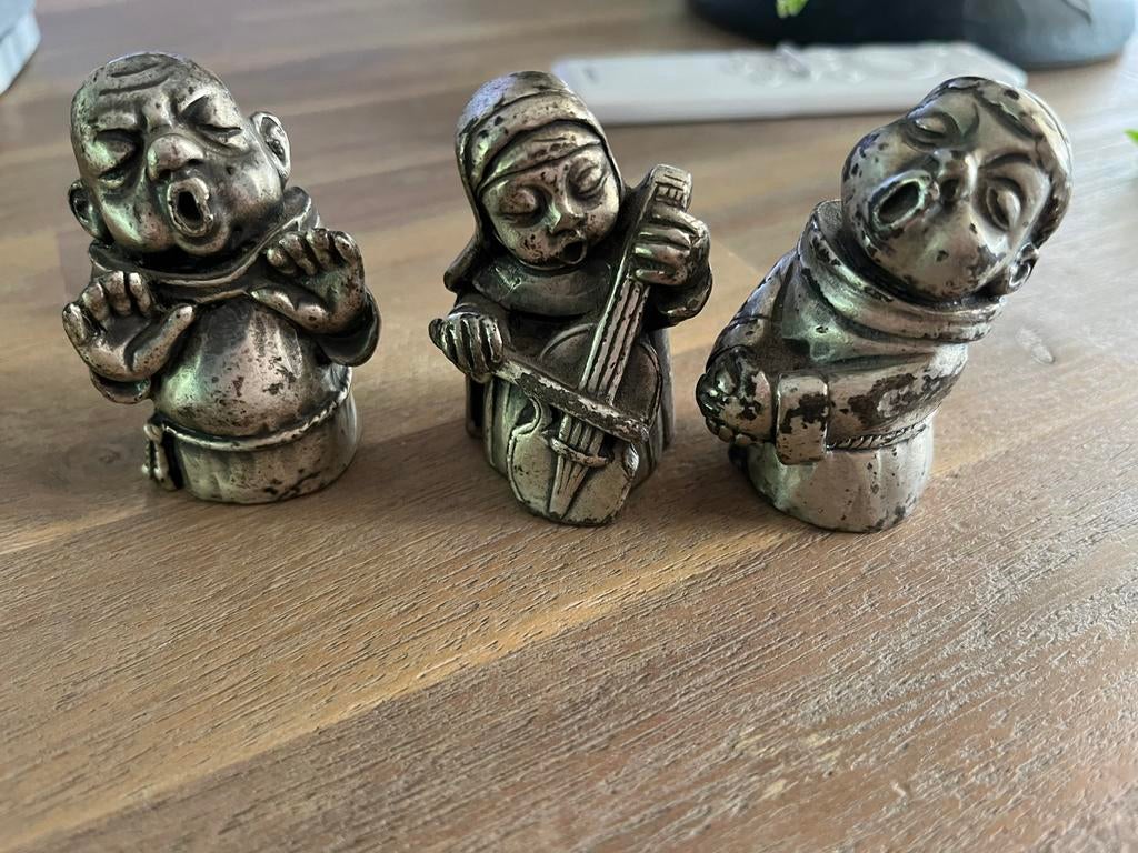 Vintage Tinnen Monnik Non Peltro Zwaar, Ophalen of Verzenden