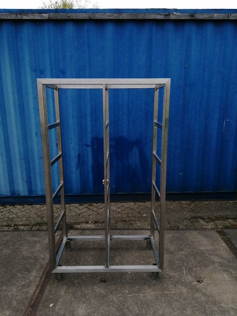 RVS koker kastframe elementen kast + 2 rvs pianoscharnieren, Huis en Inrichting, Ophalen, Nieuw, 25 tot 50 cm, Minder dan 100 cm