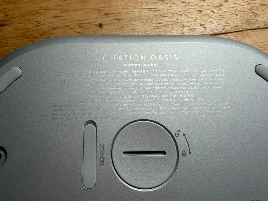 Speaker Harman Kardon Citation Oasis, Audio, Tv en Foto, Luidsprekers, Overige merken, Overige typen, Ophalen of Verzenden, Zo goed als nieuw