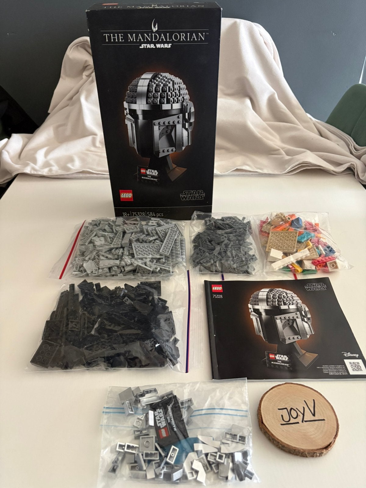 Lego Star Wars 75328 The Mandalorian Helmet, Star Wars, Lego, Ophalen of Verzenden, Zo goed als nieuw