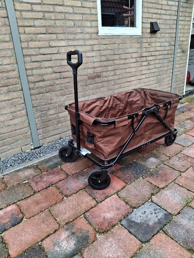 Opvouwbare bolderkar, Ophalen, Nieuw